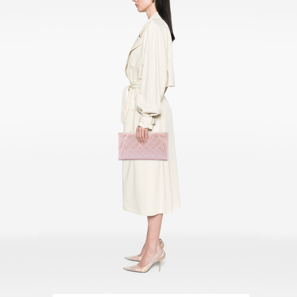Pre-Loved Chanel Quilted Glazed Calfskin Coco Pleats Clutch - Picture 6 of 6